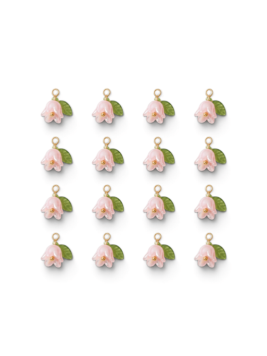 Tulpen-Charm Rosé zum Anstecken an Haarklammer | Fairyglim