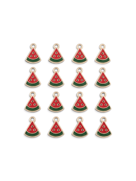 Wassermelonen-Charm für Haarklammer, Sommermotiv | Fairyglim
