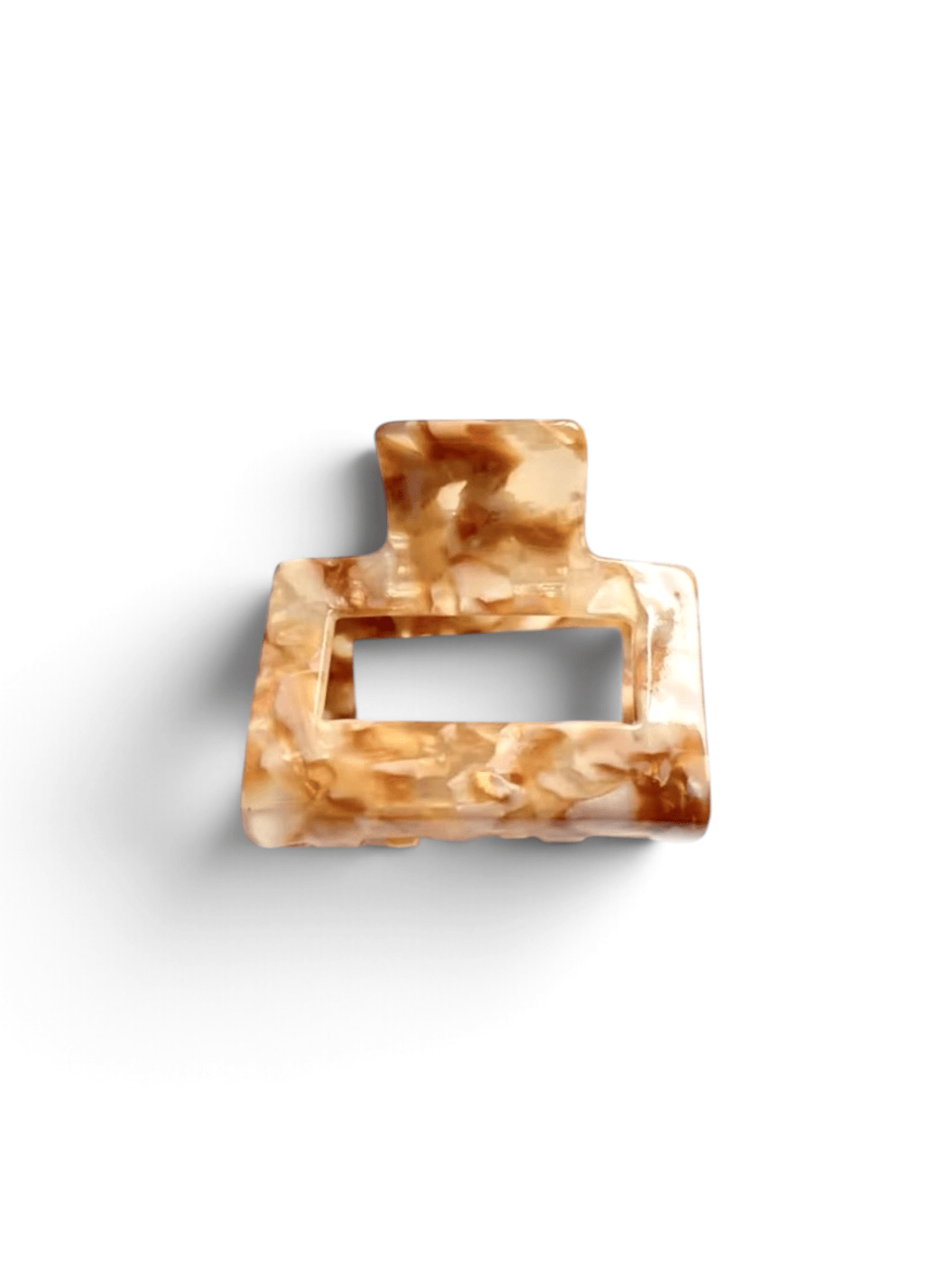 HAARKLAMMER BLOCKY | HONEY MARBLE - Fairyglim