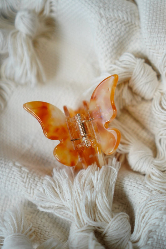 HAARKLAMMER BUTTERFLY |CARAMEL - Fairyglim