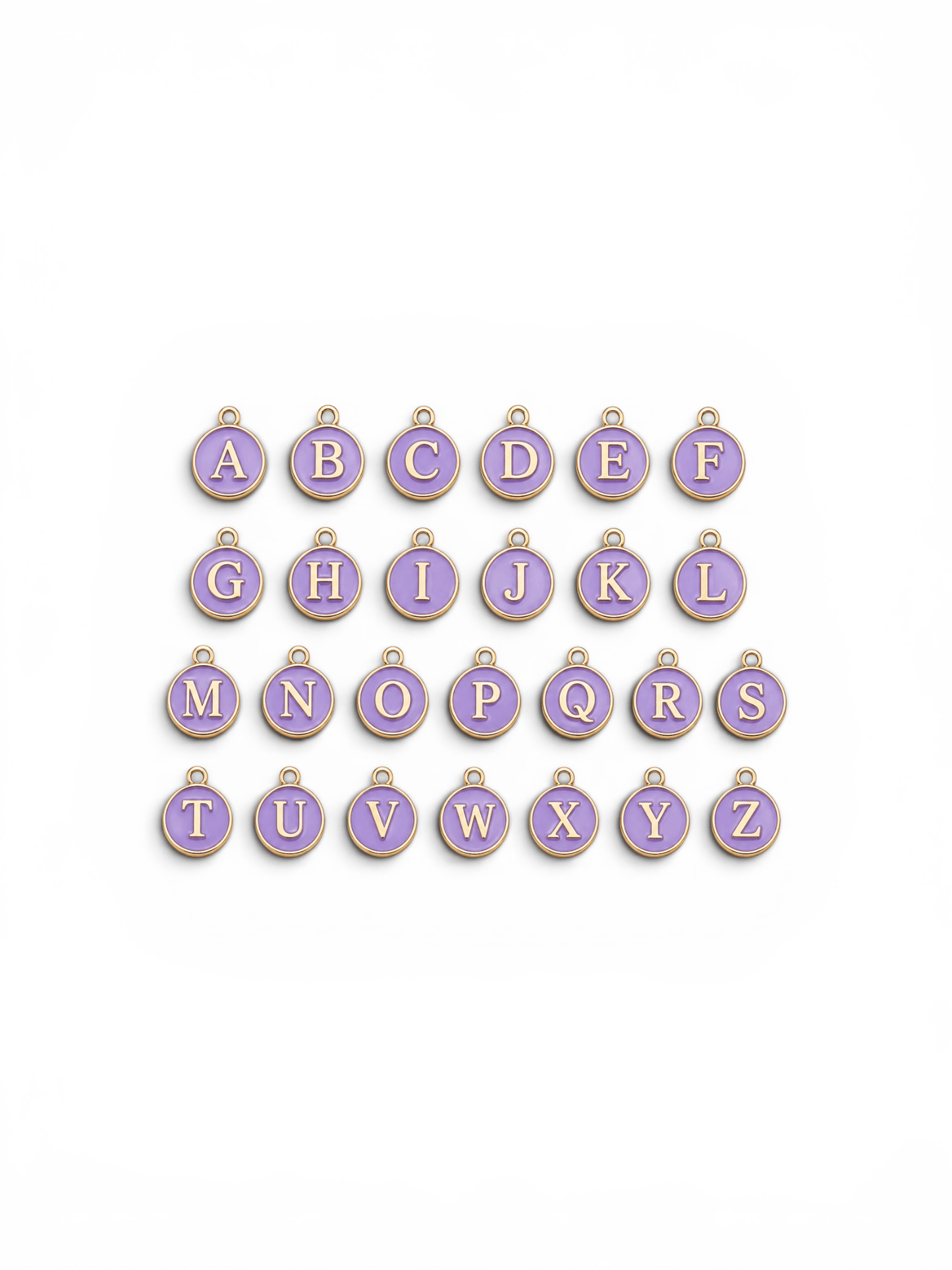 Charm | Buchstabe Lila - Fairyglim