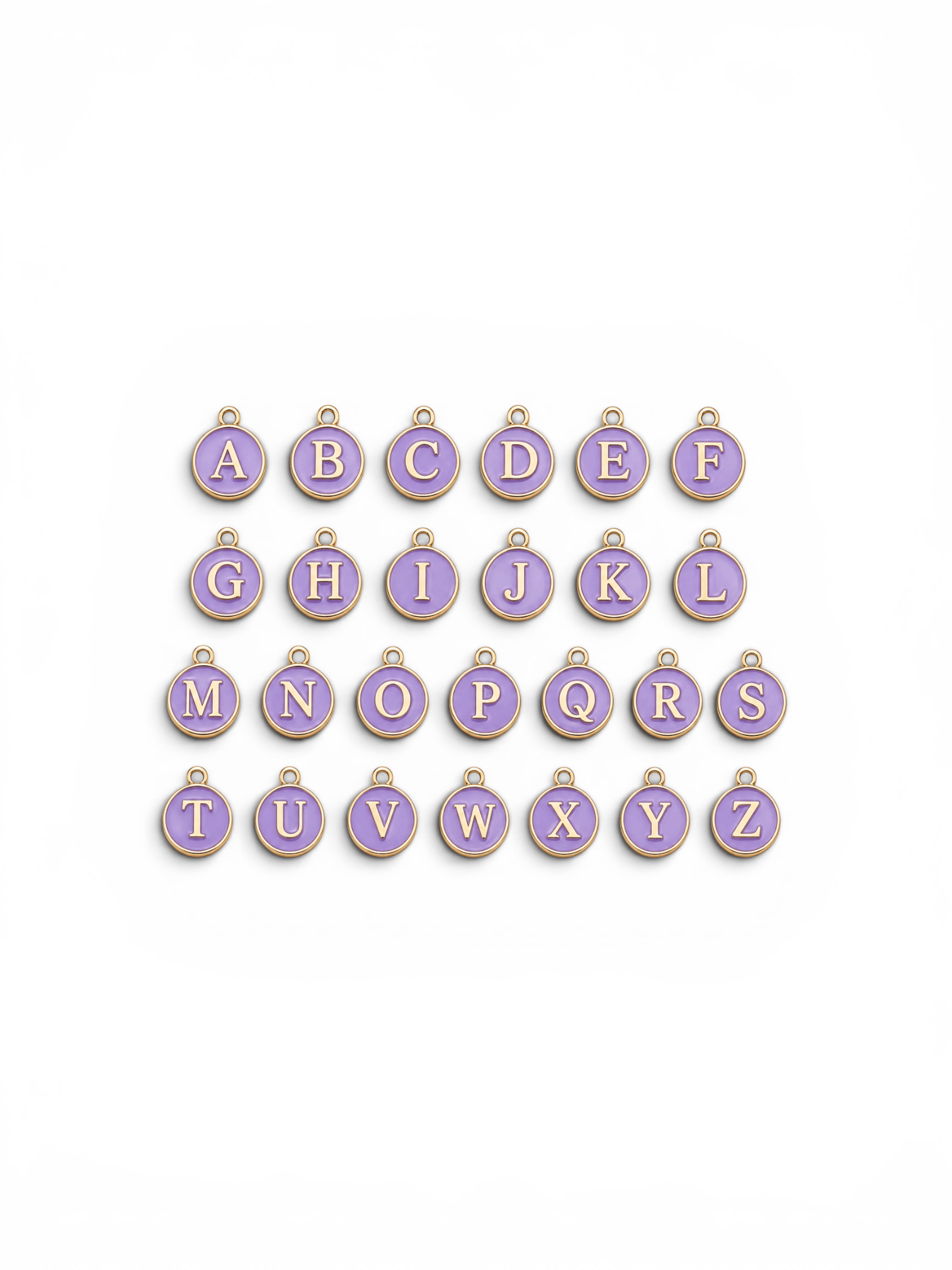Charm | Buchstabe Lila - Fairyglim
