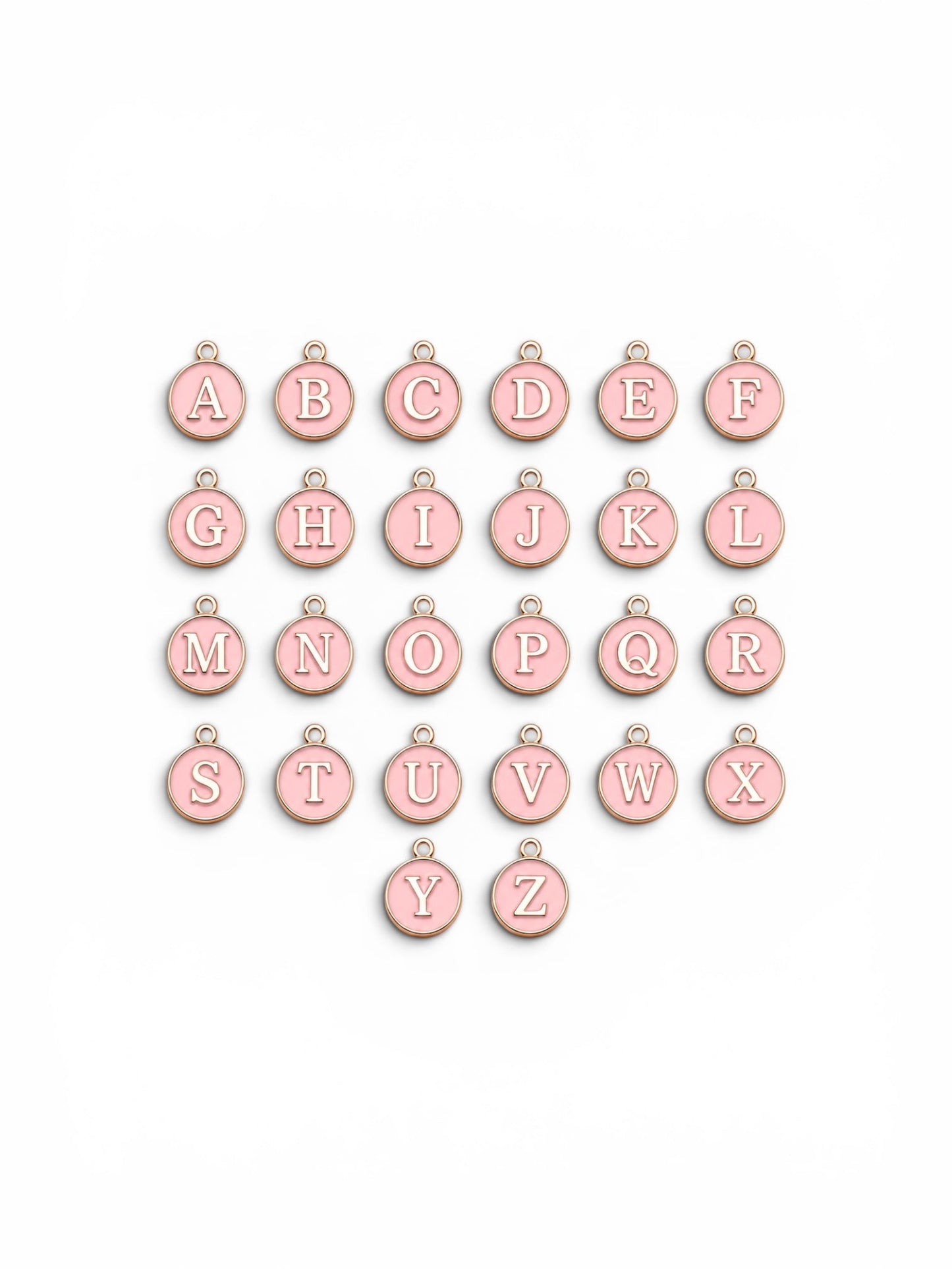 Charm | Buchstabe Rosa - Fairyglim