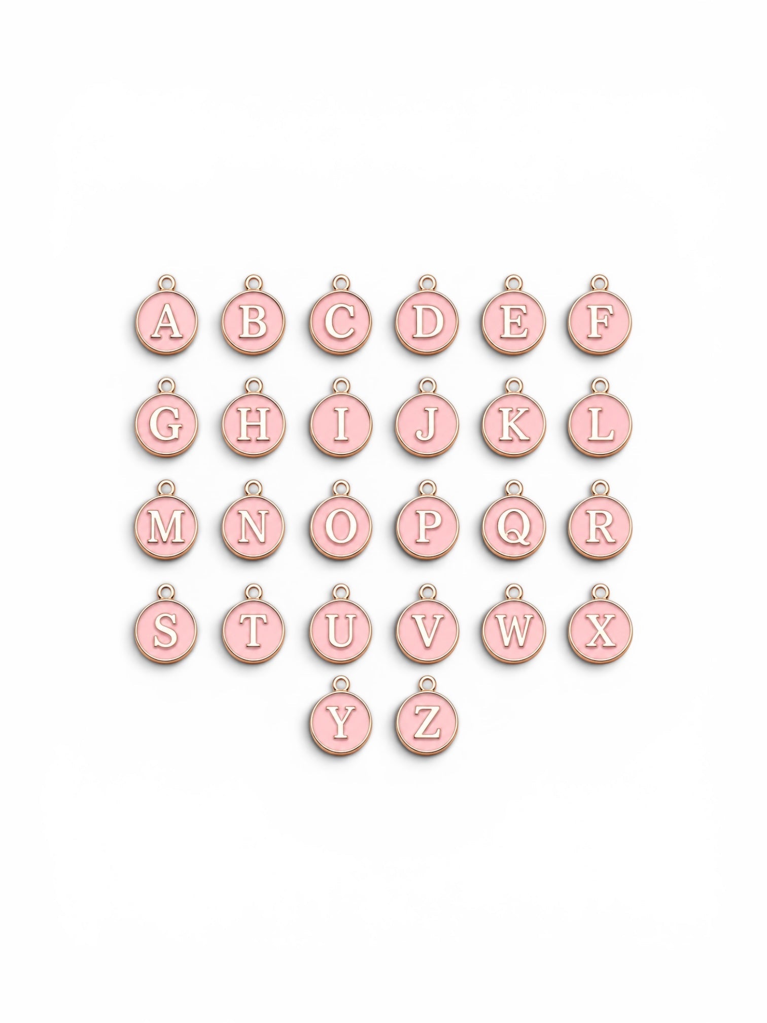 Charm | Buchstabe Rosa - Fairyglim