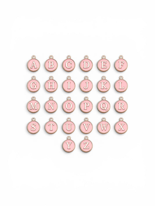 Charm | Buchstabe Rosa - Fairyglim