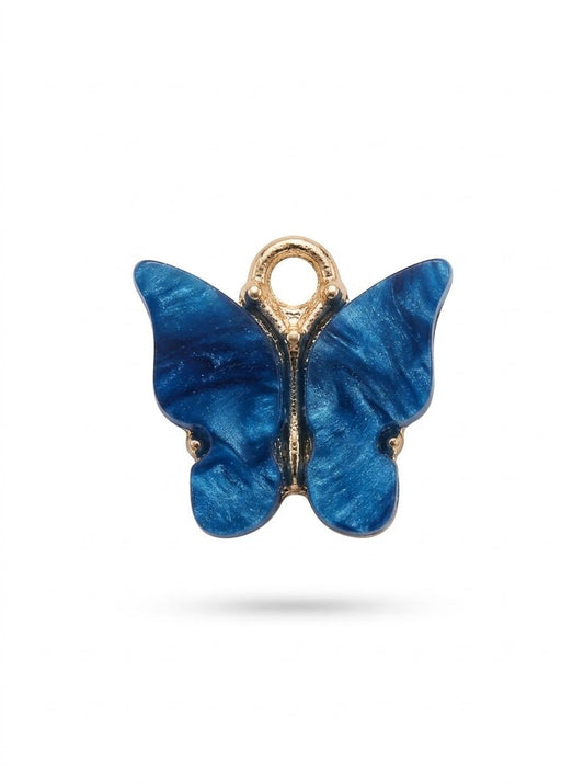 Schmetterlings-Charm zum Anstecken an Haarklammer, filigranes Design | Fairyglim