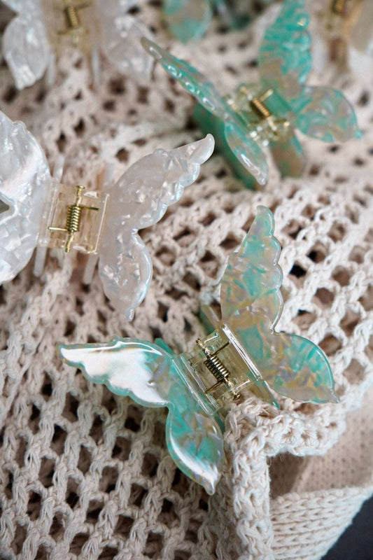 HAARKLAMMER BUTTERFLY | MINT - Fairyglim