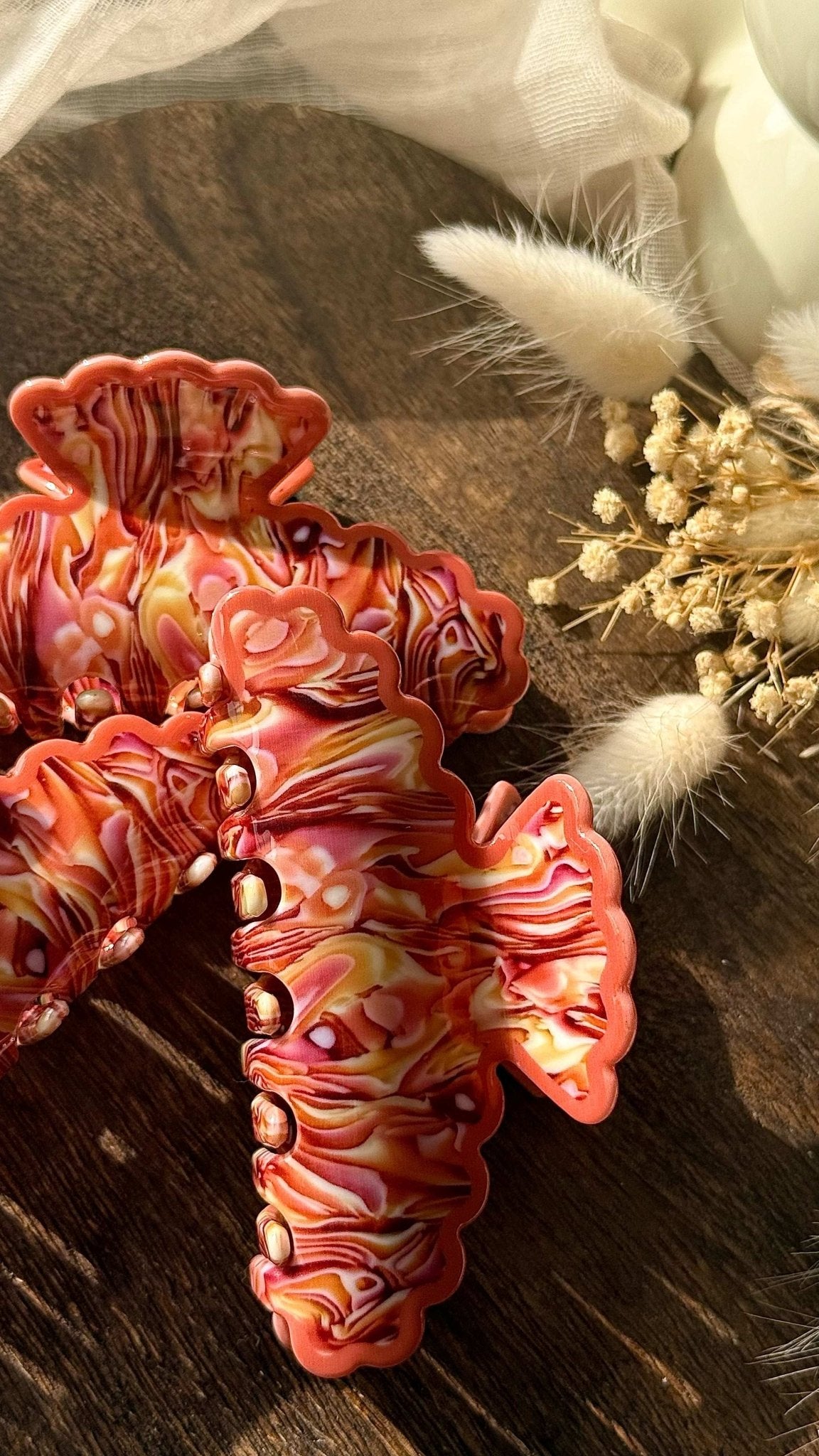 HAARKLAMMER | FLAME BLOSSOM - Fairyglim